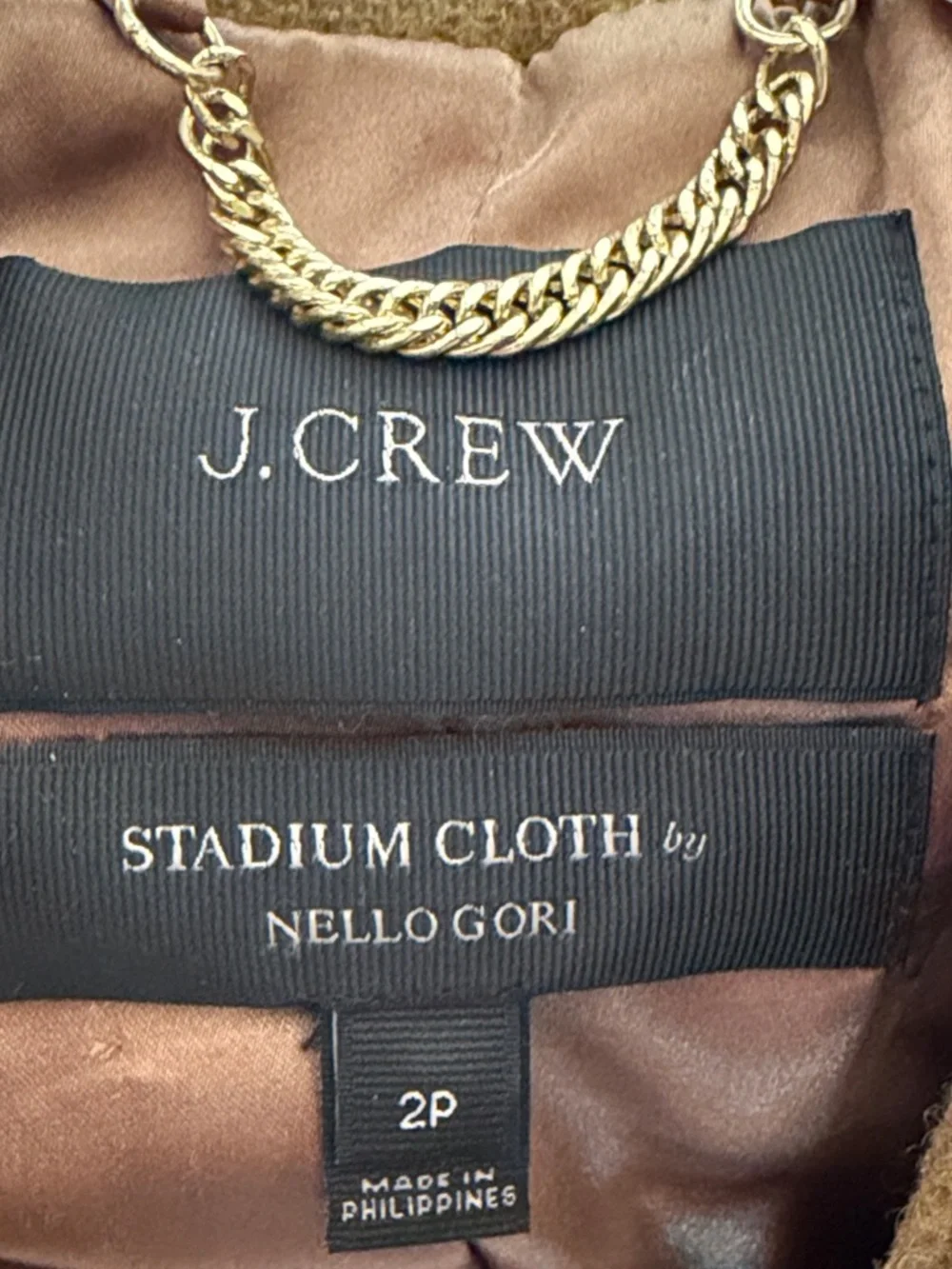 J. Crew Stadium Cloth by Nello Gori - Picture 2 of 3